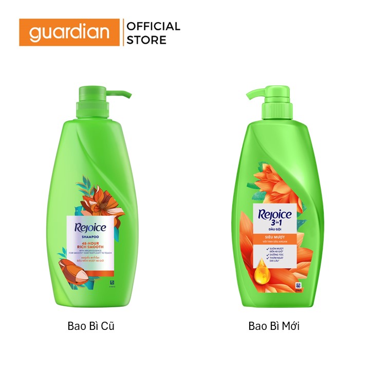 Dầu Gội Siêu Mượt Rejoice 650Gr