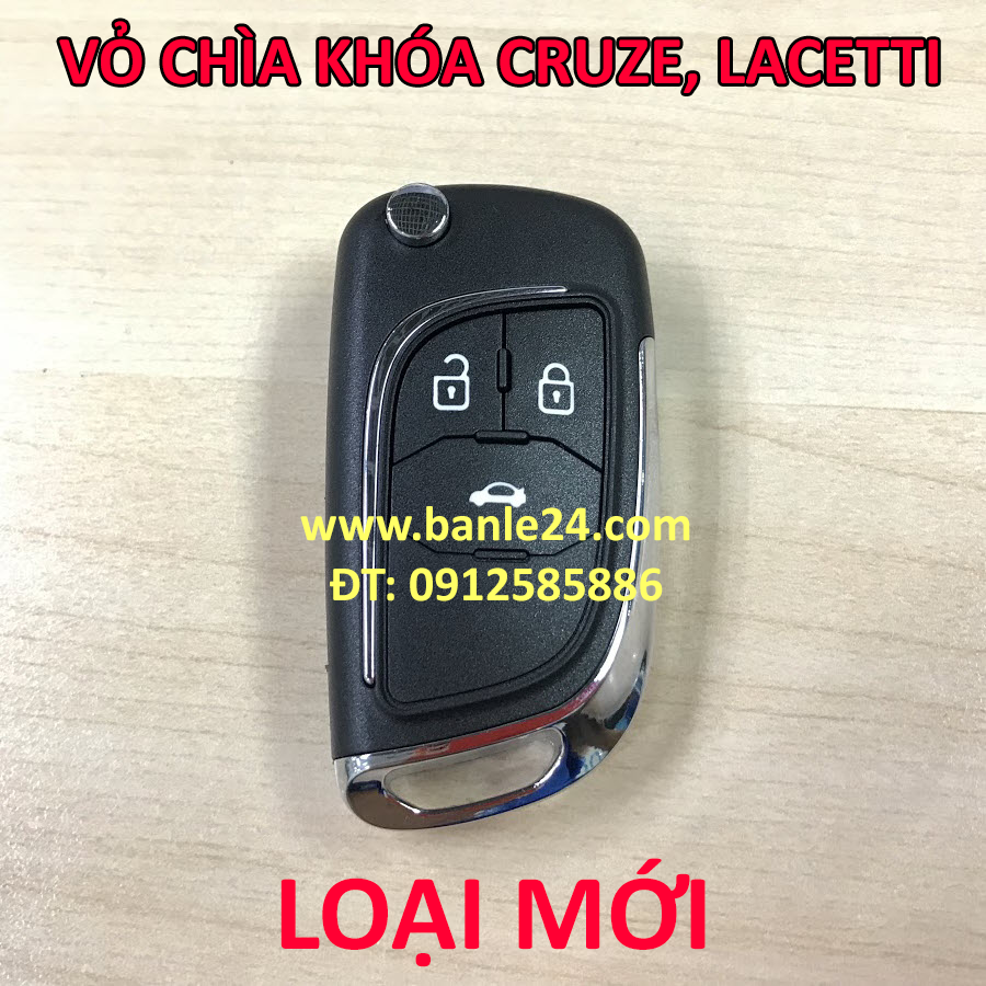 Vỏ chìa khóa Cruze, Lacetti nhập, Orlando loại mới