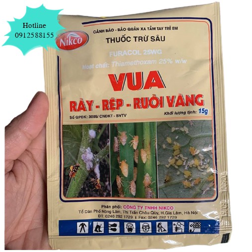 Vua trừ rầy rệp 25wp - vtnn bắc từ liêm