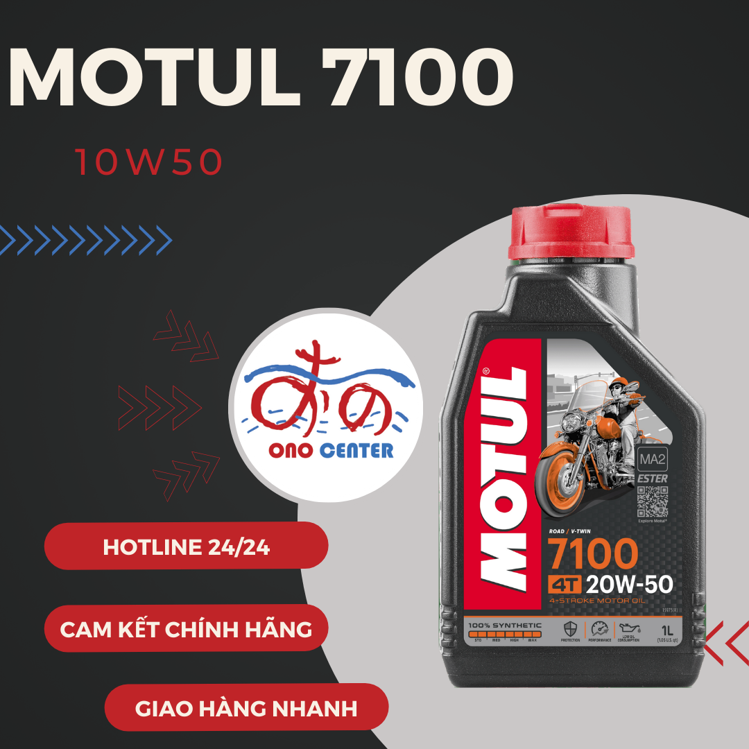 MOTUL 7100 10W-50 4T (1L/CHIẾT LẺ 800ML, 1L1, 1L2, 1L3, 1L4)