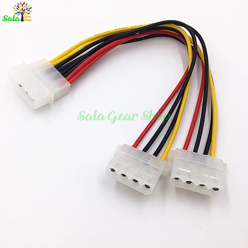 Dây chia nguồn Molex 1 ra 2 cổng Molex