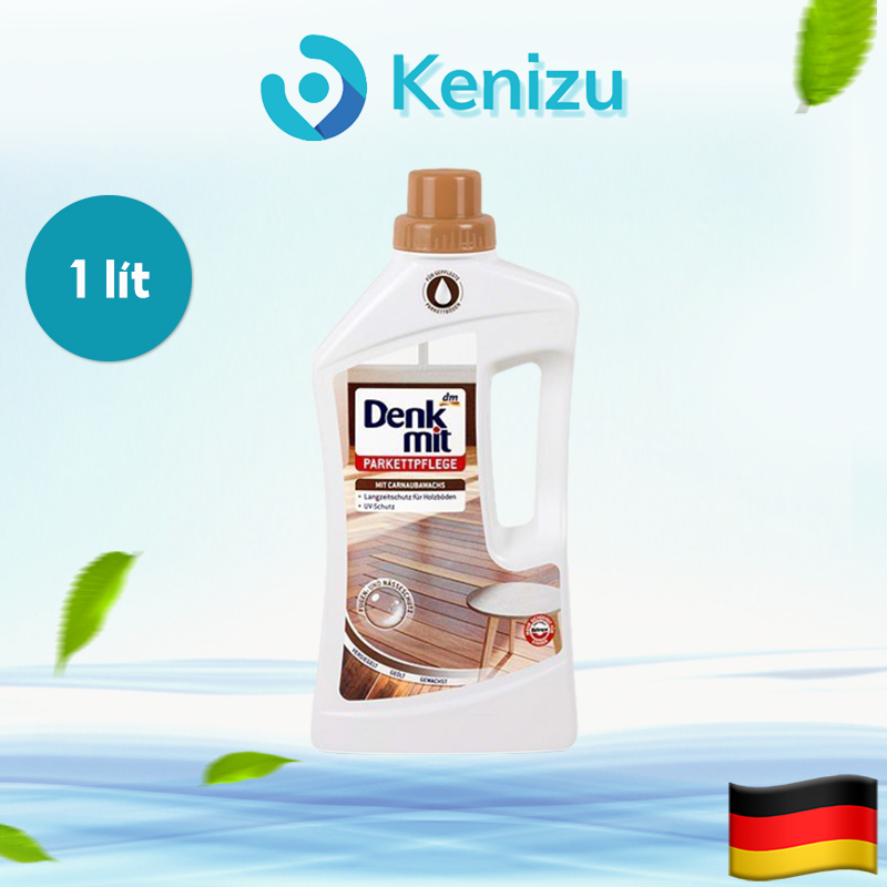 Nước lau sàn gỗ Denkmit Parkettpflege dung tích 1L - nội địa Đức