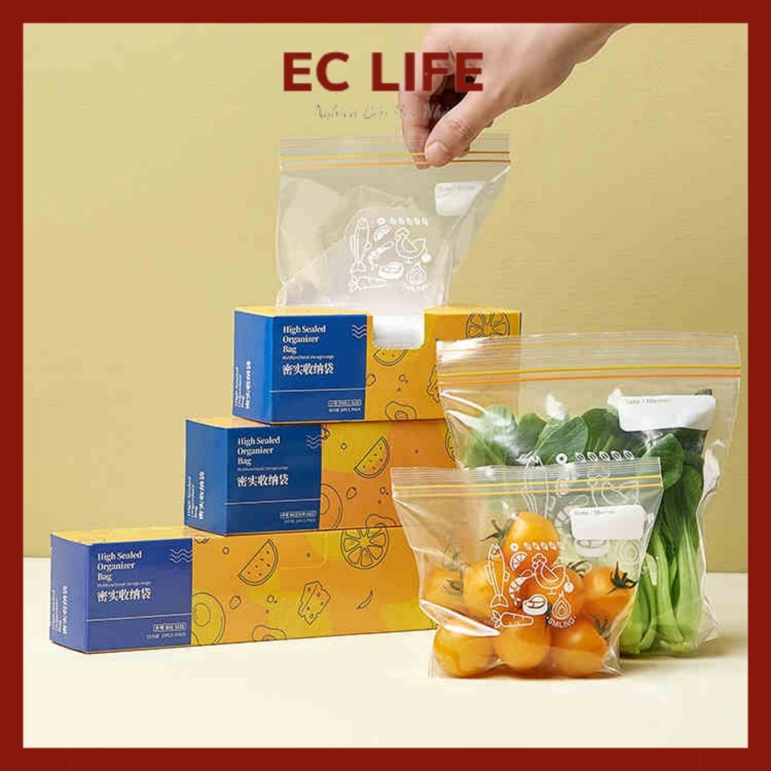 Túi zip đựng thực phẩm, túi bảo quản thực phẩm đế đứng hình trụ dày dặn chắc chắn