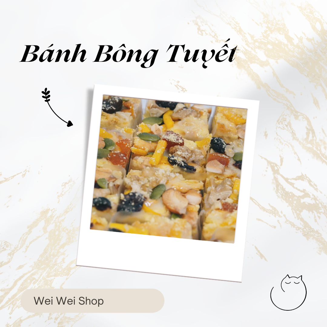 Bánh Bông Tuyết vị truyền thống