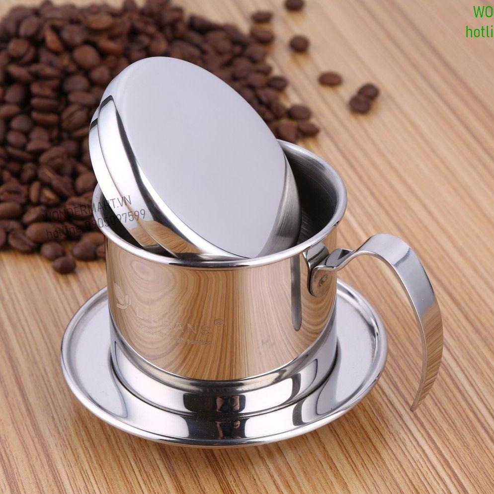 Phin lọc cà phê L-BEANS inox cao cấp phong cách Việt Nam sang trọng