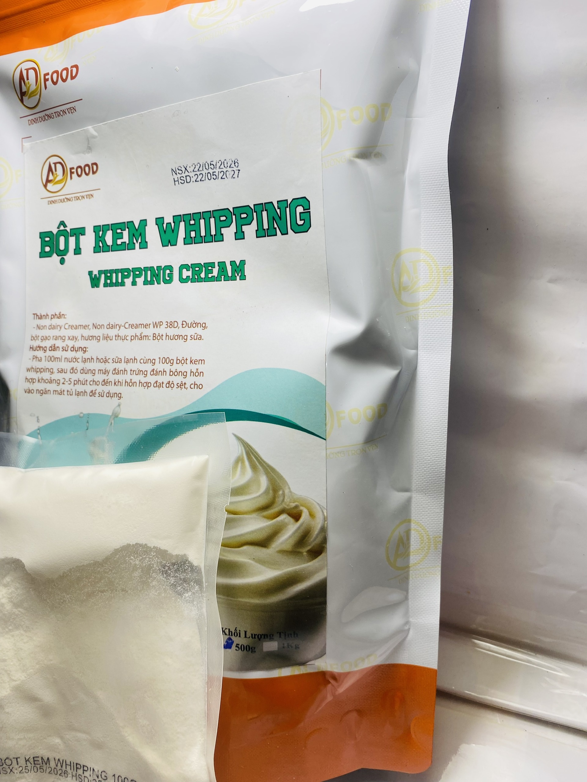 Bột kem Whipping cream 100g
