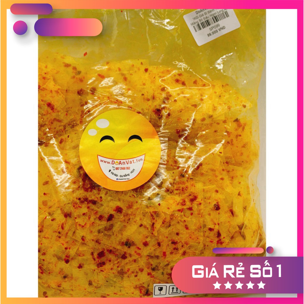 1kg giá sỉ bánh tráng miếng bò siêu ngon