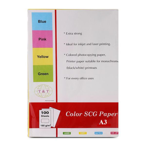 Bìa màu ngoại t&t a3 định lượng 160gsm