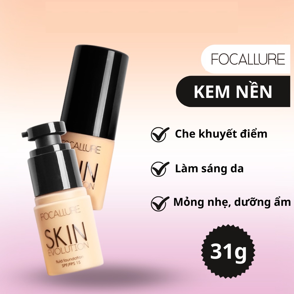 Kem nền bb focallure 31g - che khuyết điểm tiện lợi