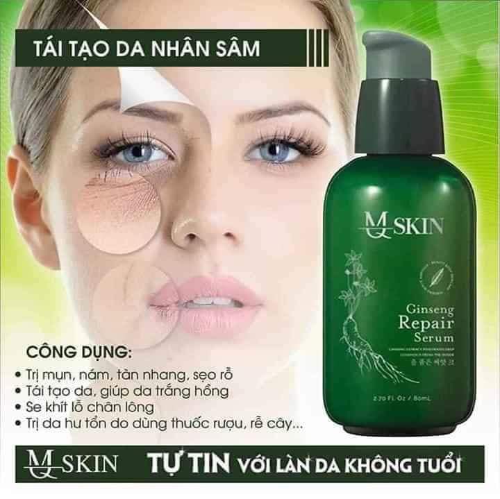 Serum tái tạo nhân sâm mq skin - chính hãng giá sĩ