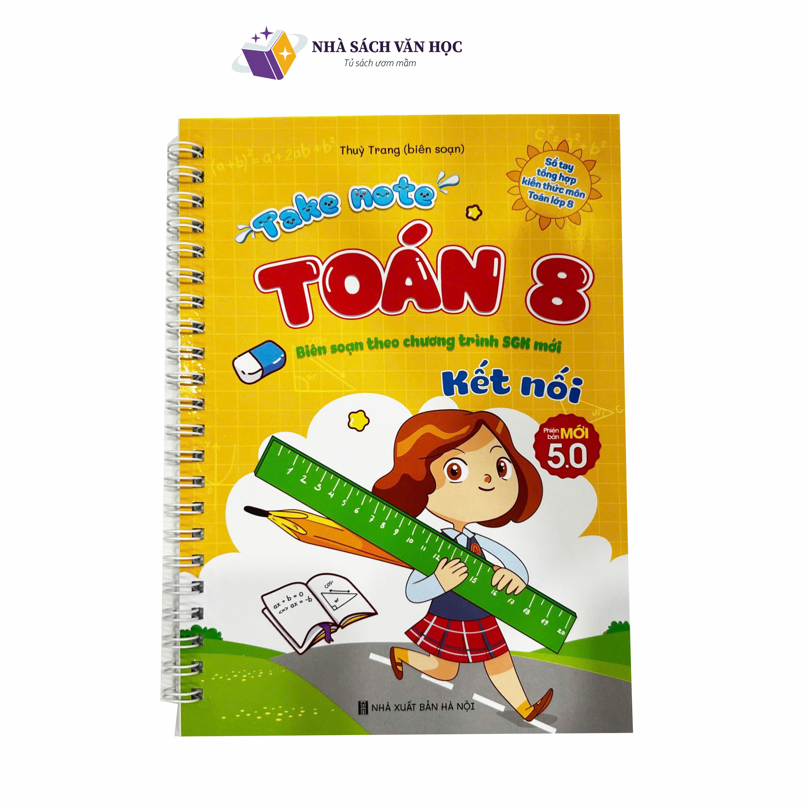 Sách - Sổ Tay Takenote Toán Lớp 8 - Theo Chương Trình Kết Nối Tri Thức - Biên Soạn Theo CT SGK Mới - Khổ Giấy A5