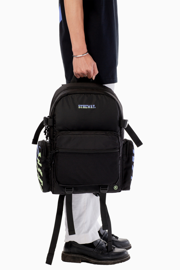 5THEWAY® Balo Tím/Xanh Lá aka /two tones/ ROCKET BACKPACK™ aka JACARANDA/PARADISE GREEN™