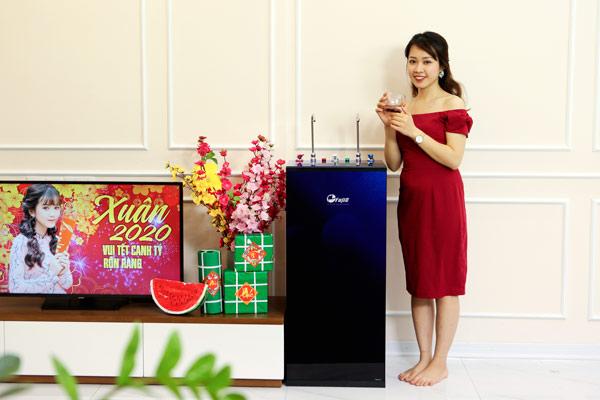 Máy lọc nước ro tích hợp nóng lạnh fujie ro-1200 cab hydrogen