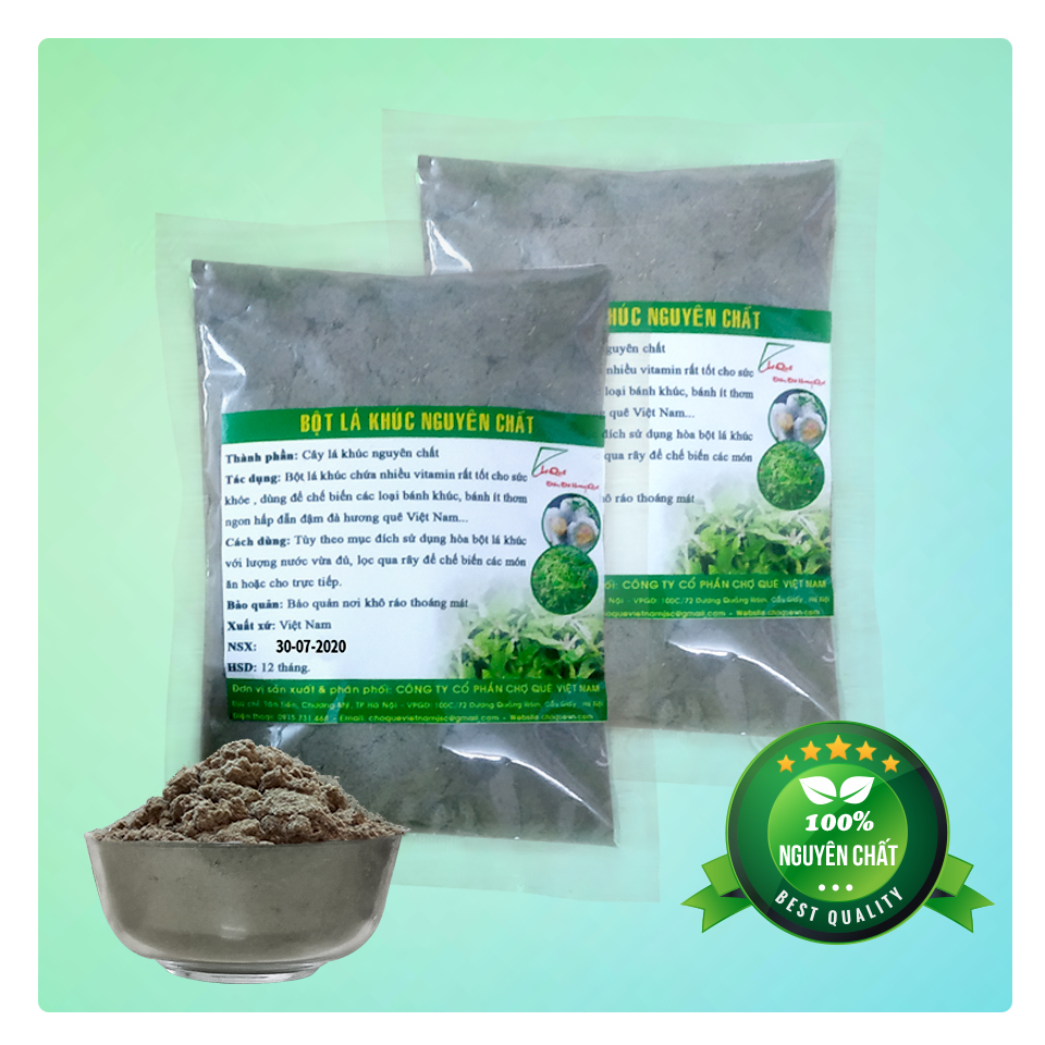 Bột lá khúc nguyên chất gói 50g
