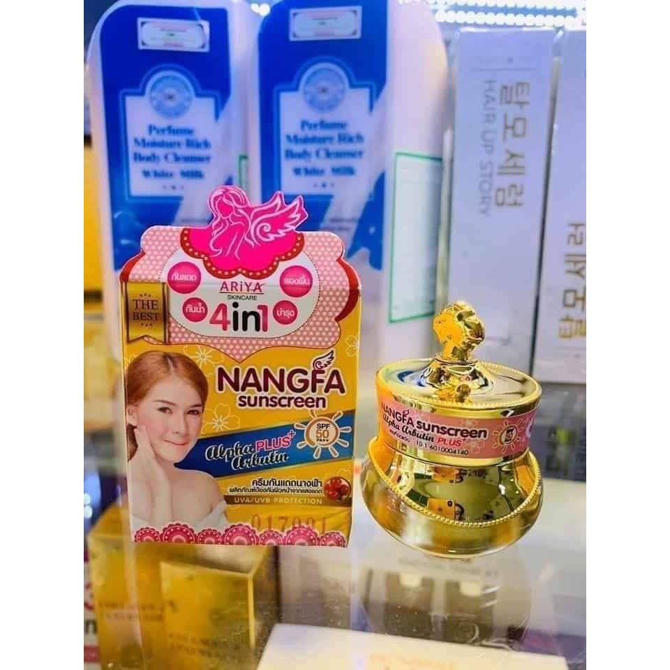 Kem nangfa sunscreen dưỡng trắng da chống nắng che khuyết điểm spf 50 pa+++