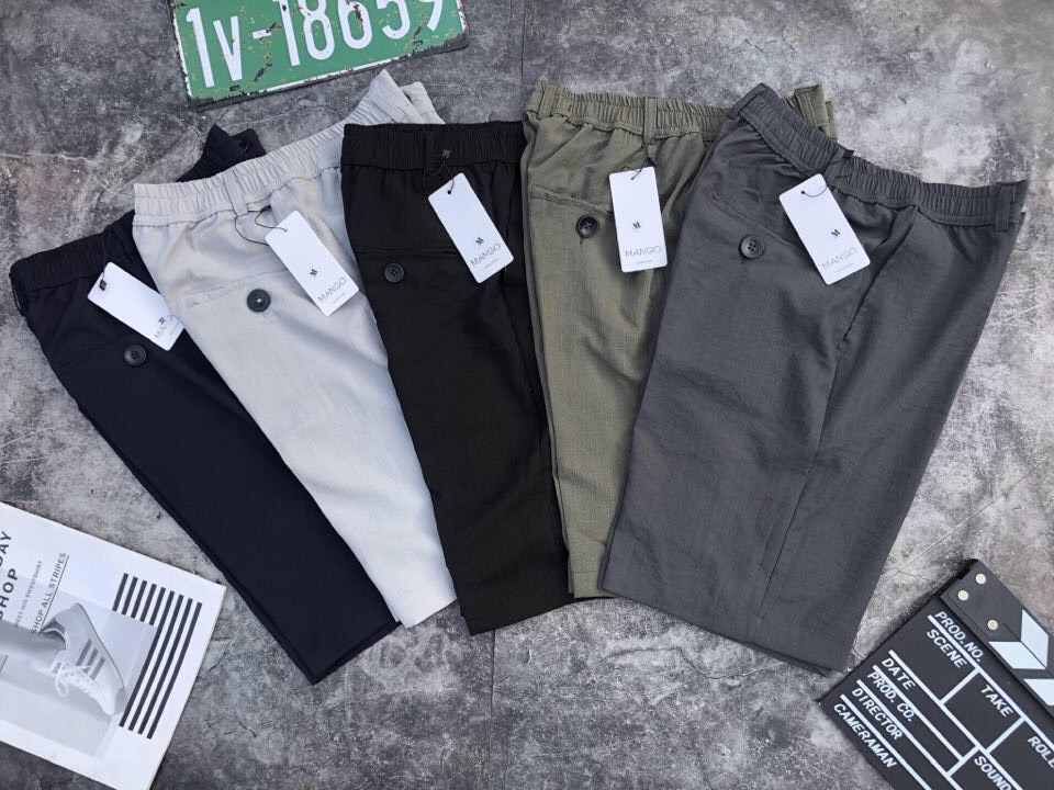 Quần short đũi nam - chất liệu đũi mặc nhẹ thoáng mát