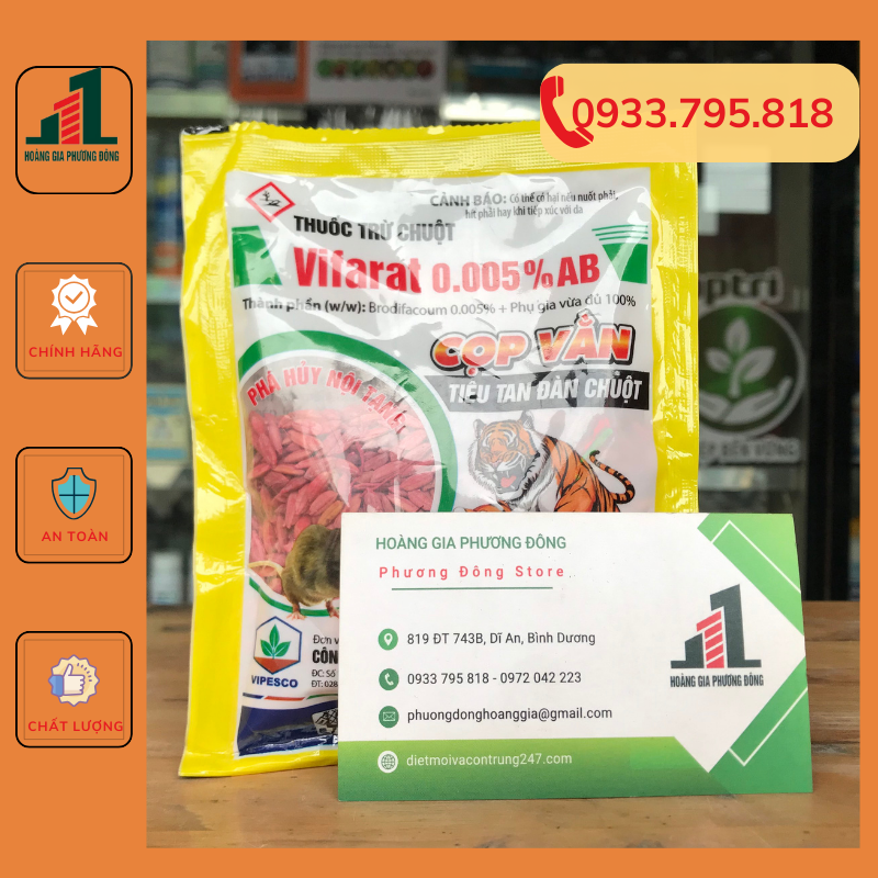 Thuốc diệt chuột dạng lúa Vifarat