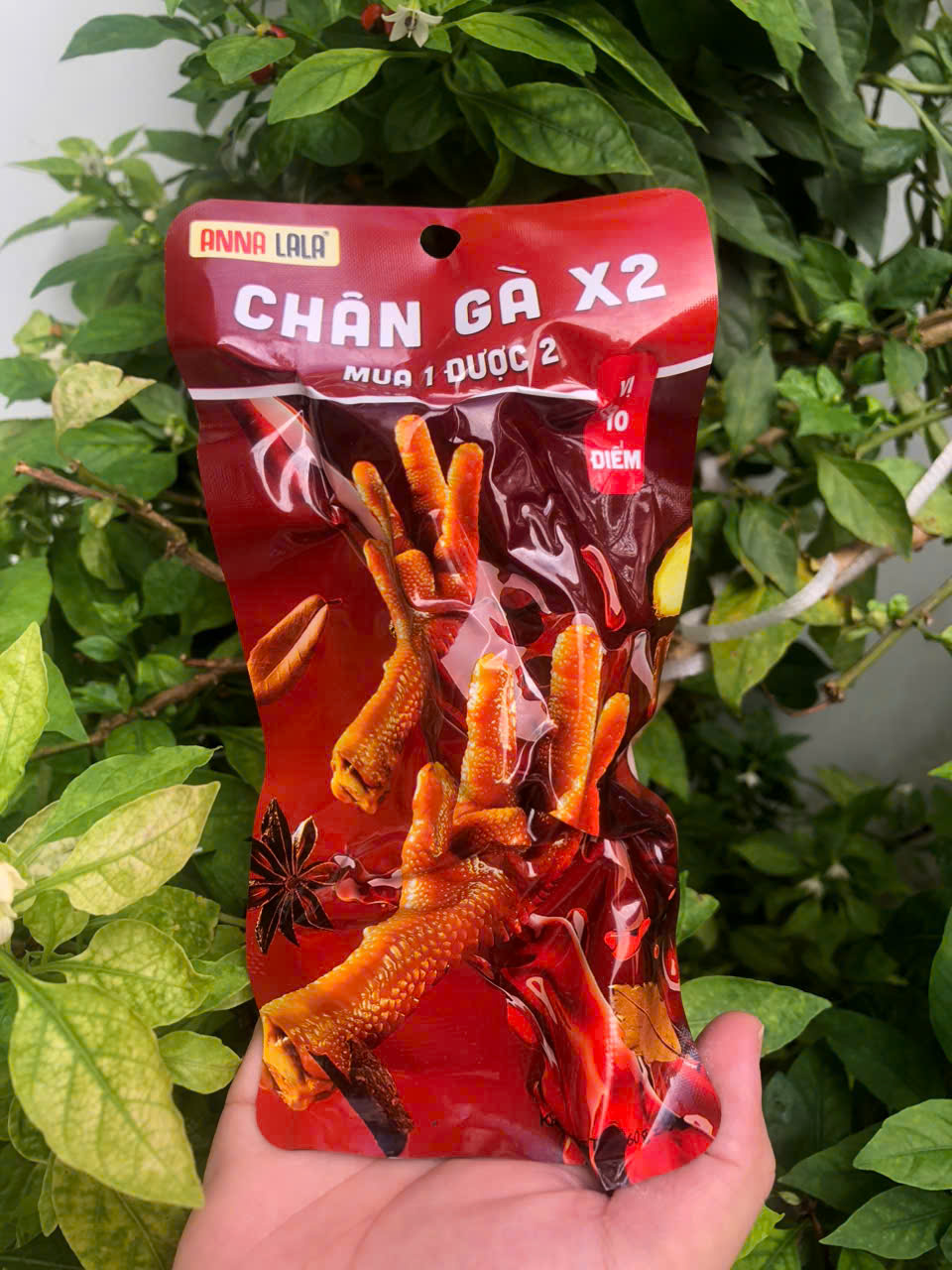 Chân gà Anna Lala 2 vị (1gói 2 chân 60g) siêu ngon. Ăn Vặt Thanh Trúc 3