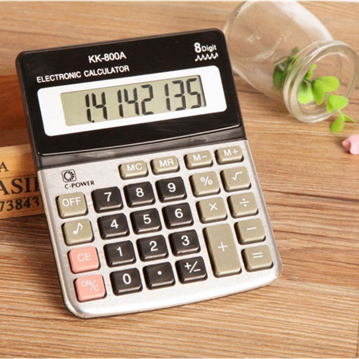 Máy tính tiền để bàn, bỏ túi 8 số to dễ nhìn, dễ bấm
