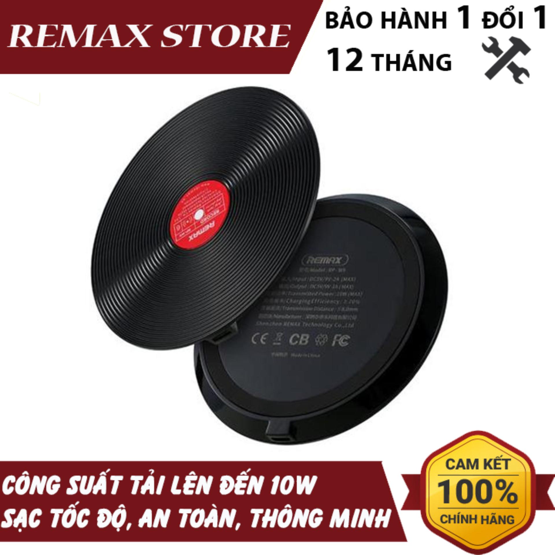 Đế sạc nhanh không dây Remax Vinyl Series RP-W9