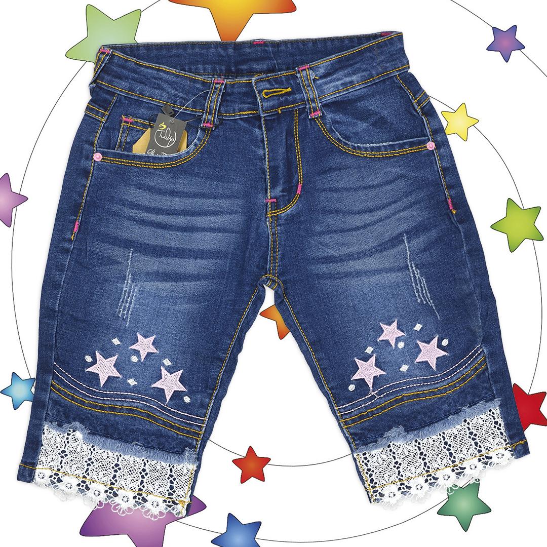 Quần jean thun lửng cho bé gái size đại