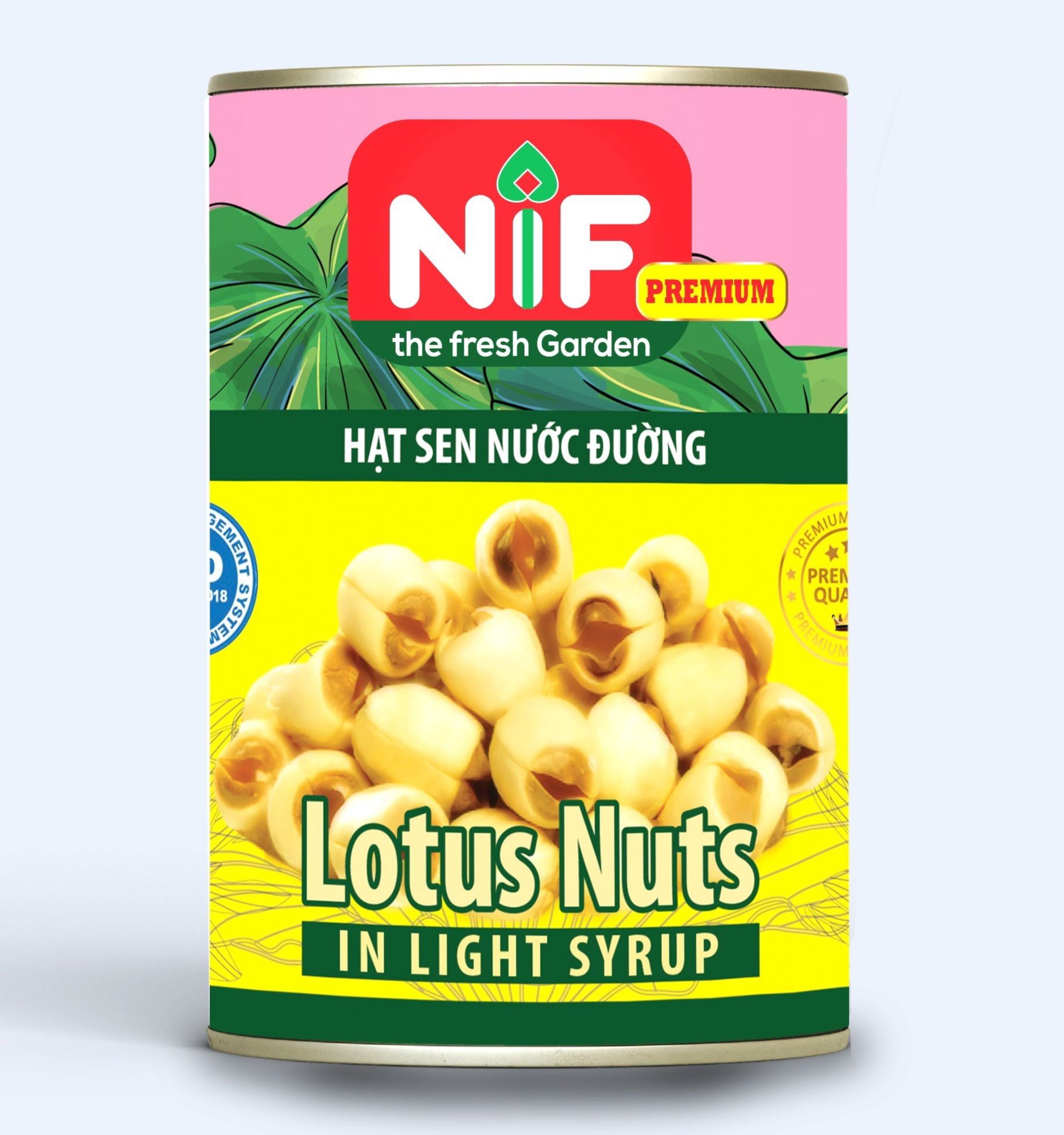 Hạt sen nif lon 560g - hạt sen, trà sen, sen ngâm, topping, thạch, gia - Giastore