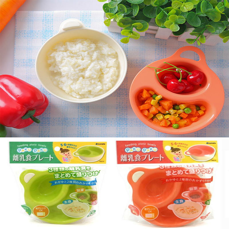 Bộ bát ăn chia ngăn cho bé Paku Paku