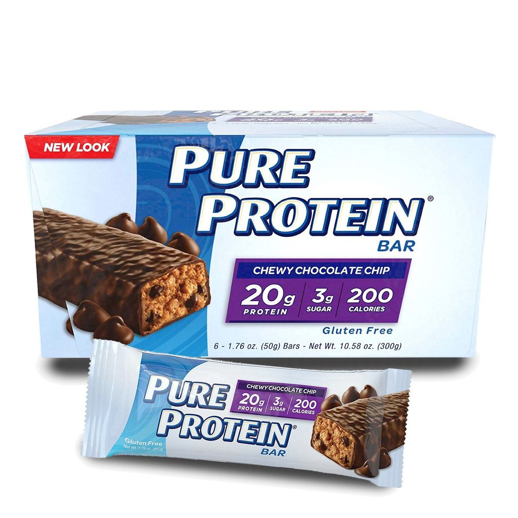 [HCM]Bánh bổ sung Protein Chocolate - PURE PROTEIN BAR CHOCOLATE -Tăng cường sức mạnh cơ bắp. - có nhiều mùi vị khác nhau (1 thanh 50G)