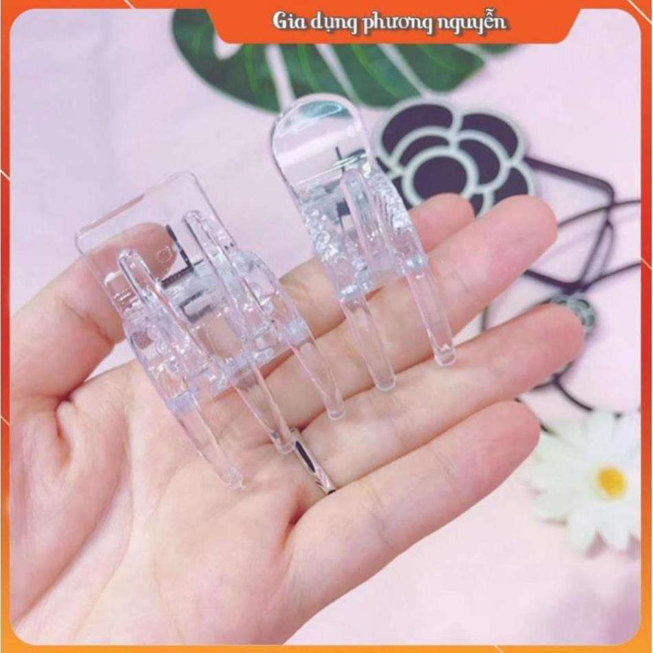 Kẹp Tóc Càng Cua Trong Suốt 5 Răng