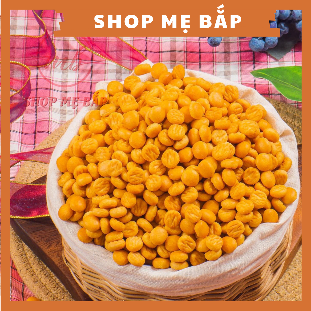 Bánh Hạt Ngọc - Bánh Nút -  Bim Bim Bơ Sữa 500Gram - Ăn Chay Được - Shop Mẹ Bắp