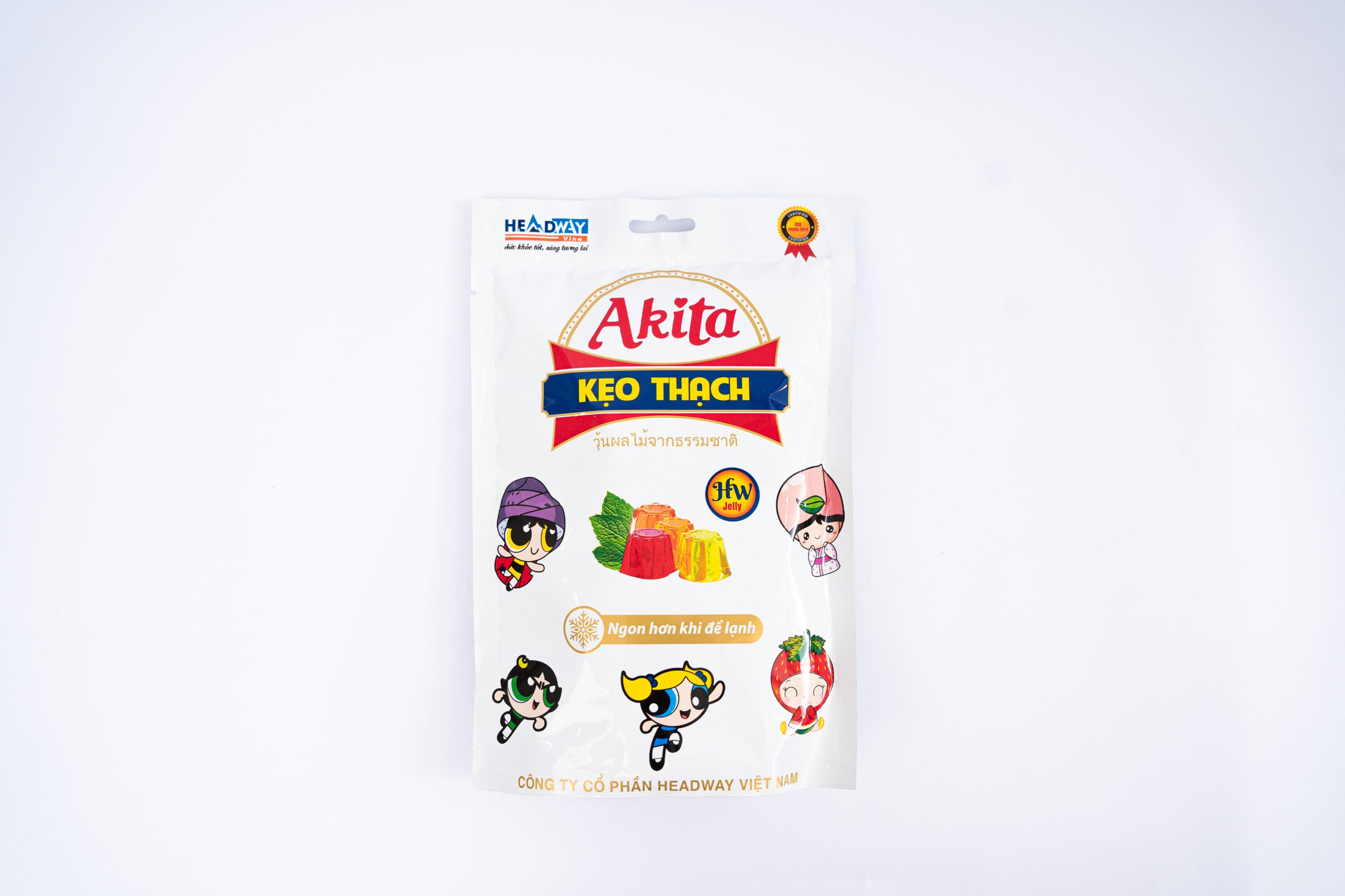 Kẹo Thạch trái cây các vị hiệu Akita 800gr, 300gr
