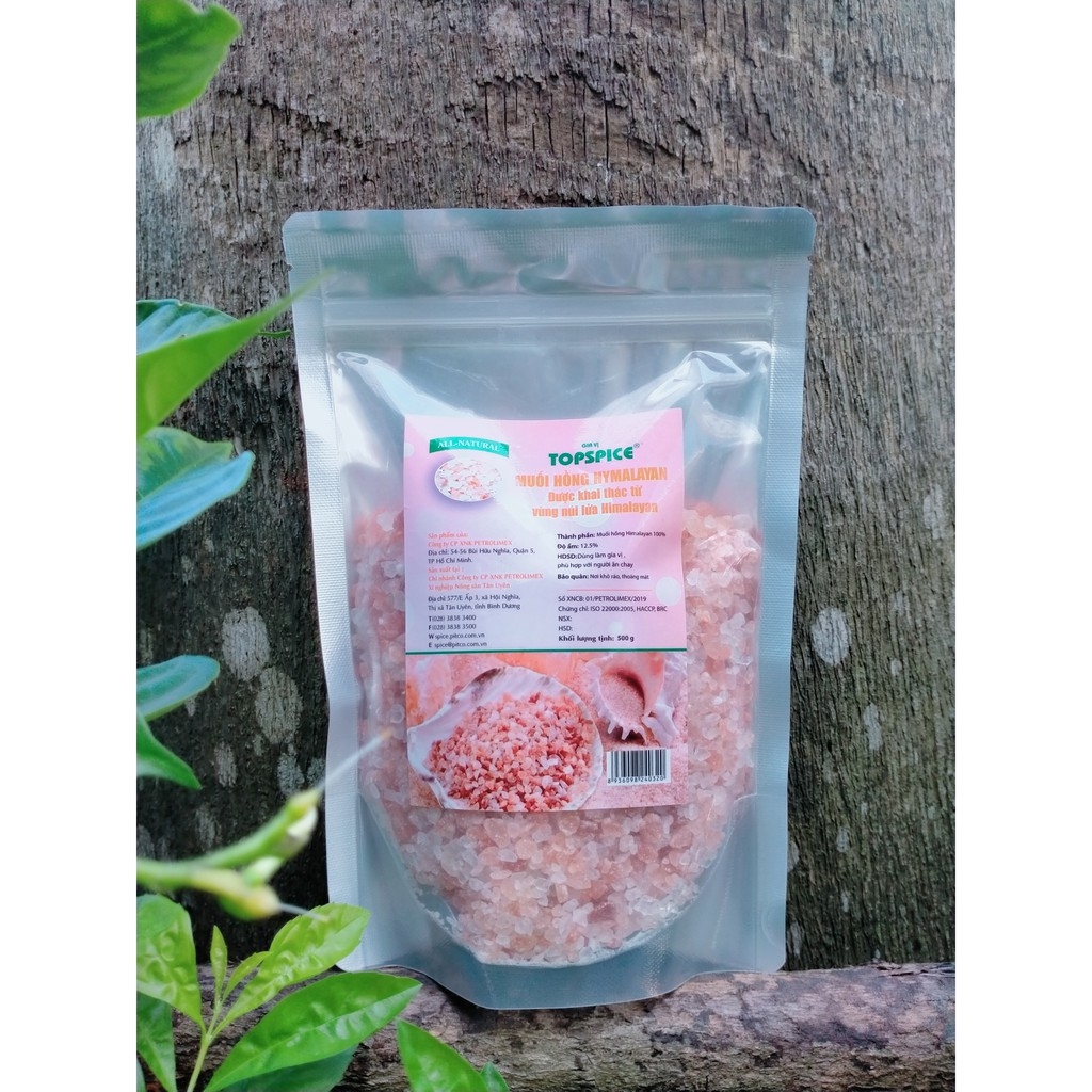 Muối hồng himalya làm đẹp mát xa giảm căng thẳng 500gram