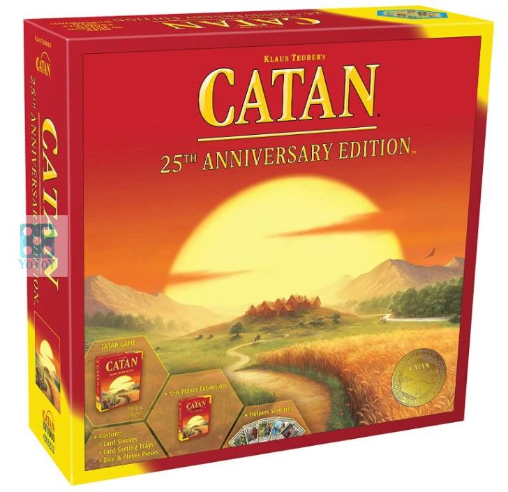 Bộ trò chơi Catan phiên bản kỷ niệm 25 năm – Catan boardgame 25th anniversary edition