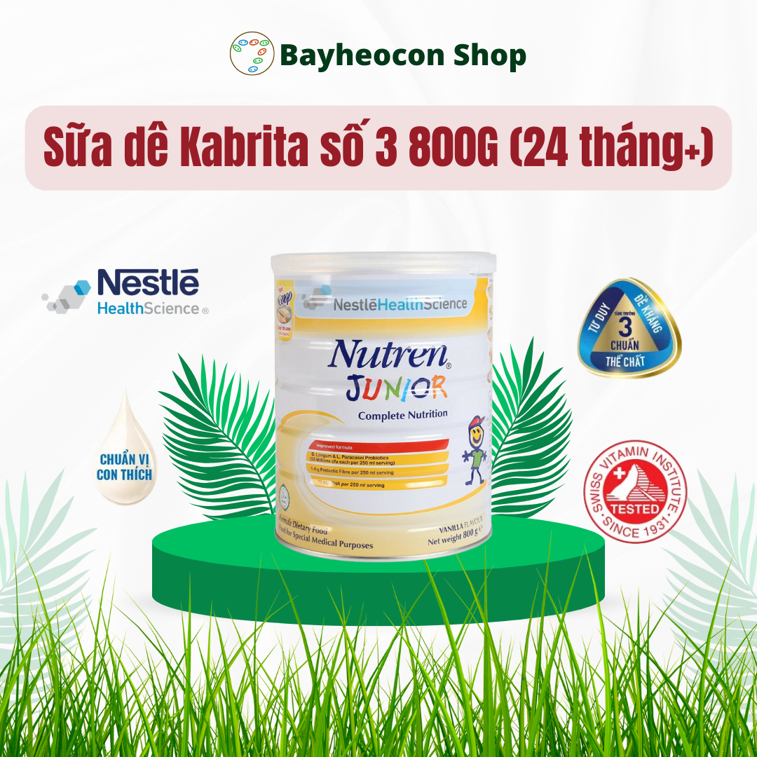 Sữa nestlé nutren junior 800g - thụy sĩ