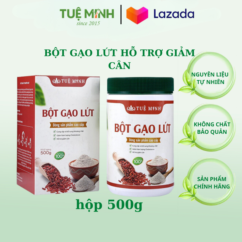 Bột gạo lứt nguyên chất Tuệ Minh giảm cân hiệu quả