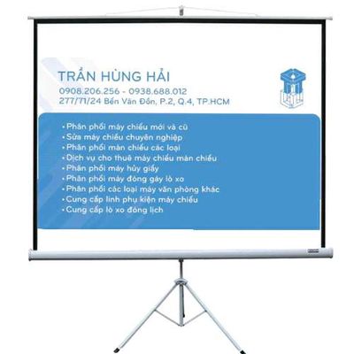 Màn chiếu 3 chân 100inch 1m8 x 1m8 cho máy chiếu