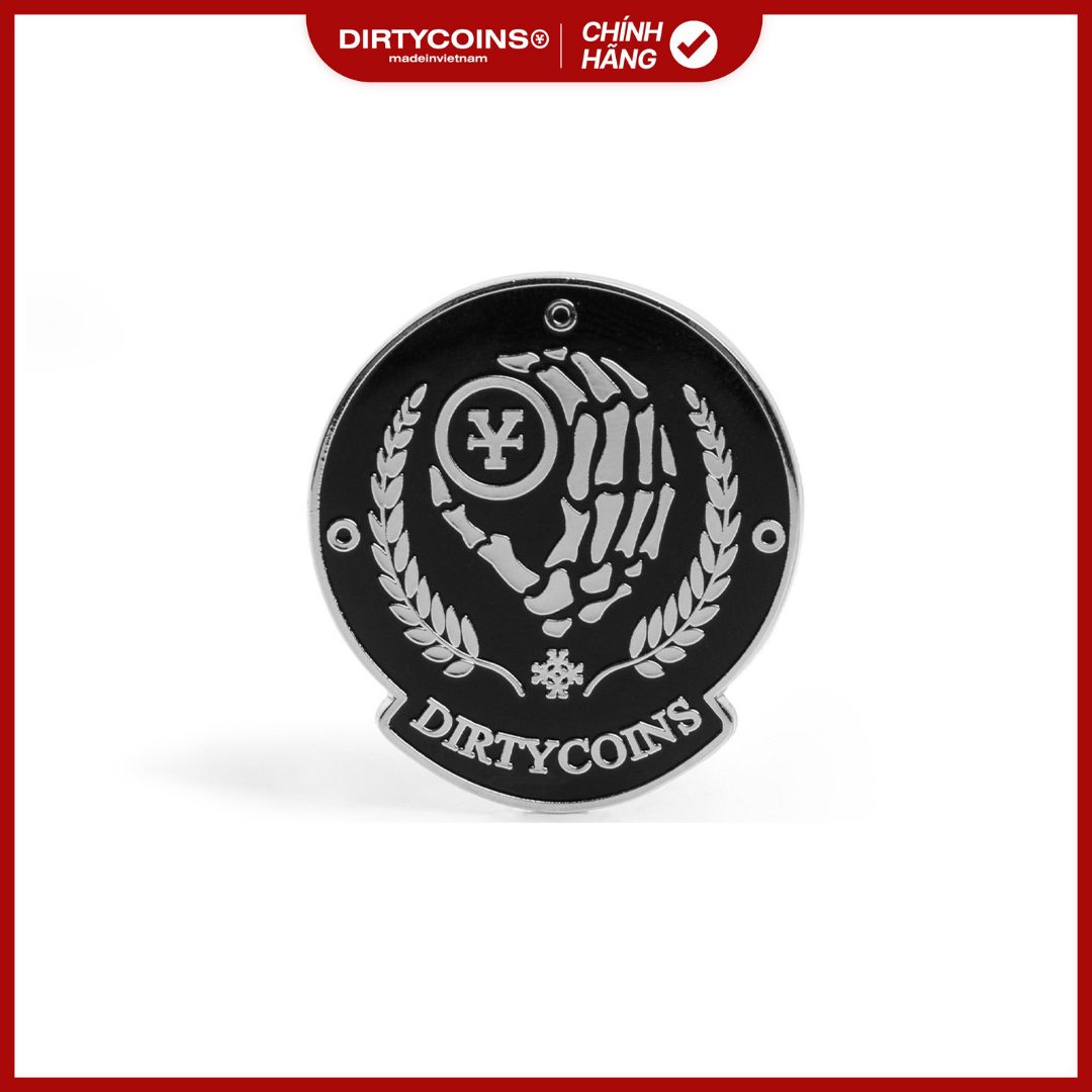 Huy hiệu DirtyCoins Wreath Logo Pin