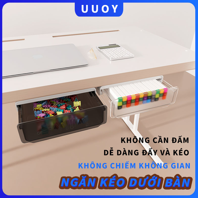 Hộp Kệ Lưu Trữ đa năng Ngăn Kéo Đựng Đồ, Ngăn Kéo Hộc Bàn Di Động Sắp Xếp Lưu Trữ Đồ Hộc Tủ, ngăn kéo dán dưới bàn tiện lợi Ngăn Kéo Dán Dưới Bàn