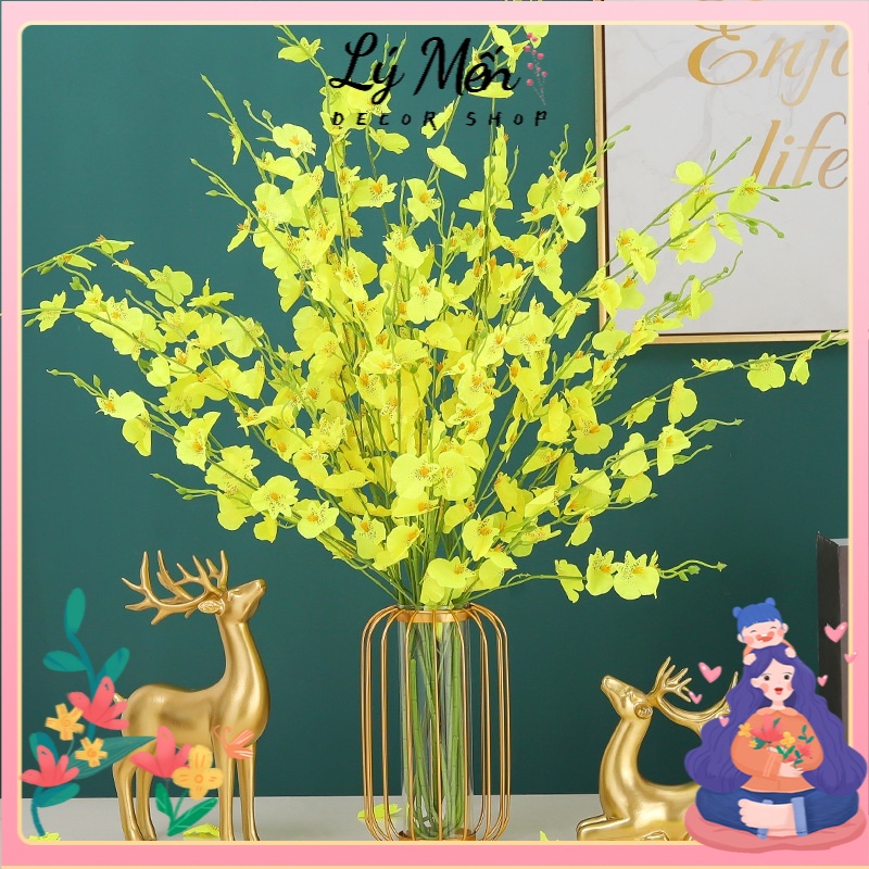 Bình hoa lọ hoa lồng đèn bình hoa lan đồ dùng cắm hoa trang trí phòng khách đồ trang trí nội thất sang trọng đào đông