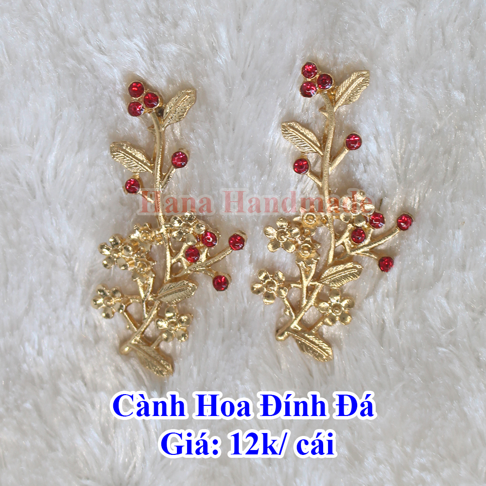 Cành hoa đính đá 12k/cái