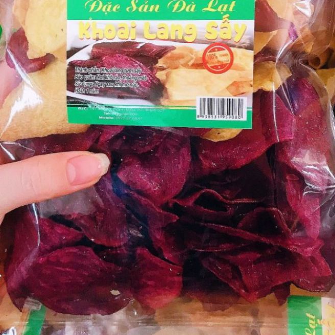 500gr khoai lang tím sấy giòn đặc sản Đà Lạt