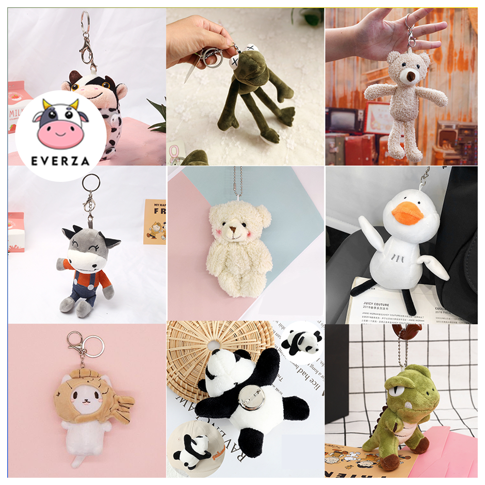 Móc khóa hình động vật dễ thương cute siêu rẻ phong cách thời trang tha hồ cho bạn lựa chọn