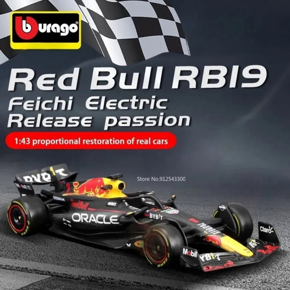 Bburago 143 2023 F1 Red Bull Rb19 Racing Car Model #1 Verstappen #11 Perez Hợp Kim Diecast Mô Hình Bộ Sưu Tập Bé Trai Quà Tặng