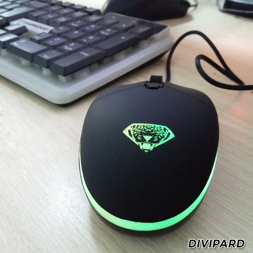 Chuột Dây Game Thủ Divipard G102 - Chuột gaming chính hãng cao cấp đèn led bo quanh - chuột máy tính laptop máy cây - phụ kiện máy tính