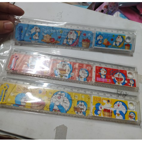 Thước kẻ xếp hình Doraemon 20cm