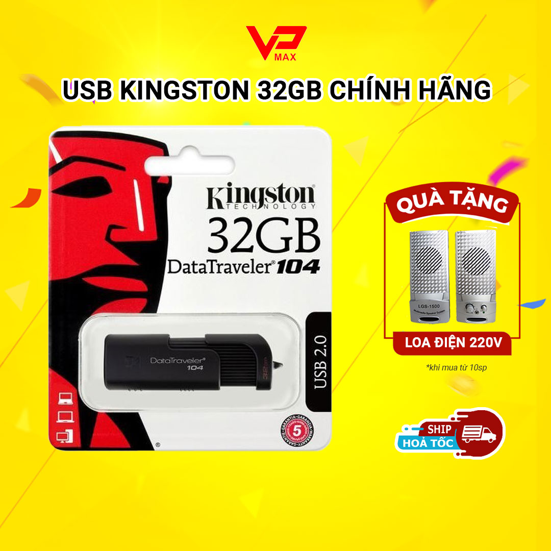 USB Kingston 32GB DT104 DT101G2 bảo hành lỗi đổi mới