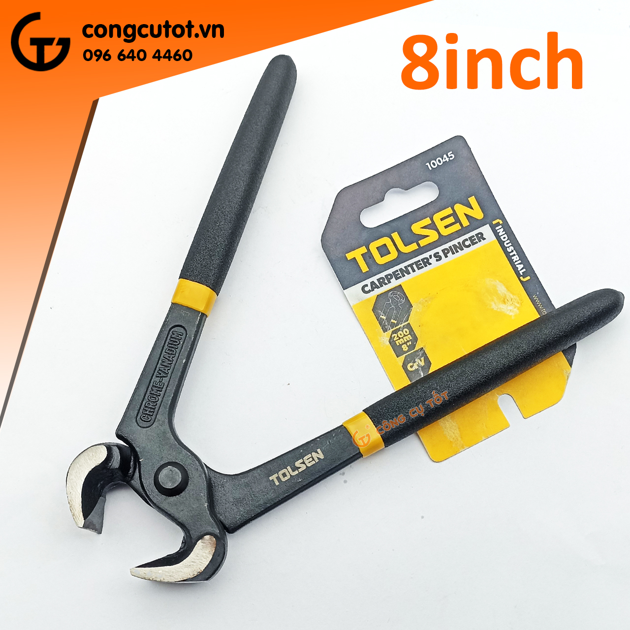 Kềm càng cua 8inch, 9inch mẫu tùy chọn