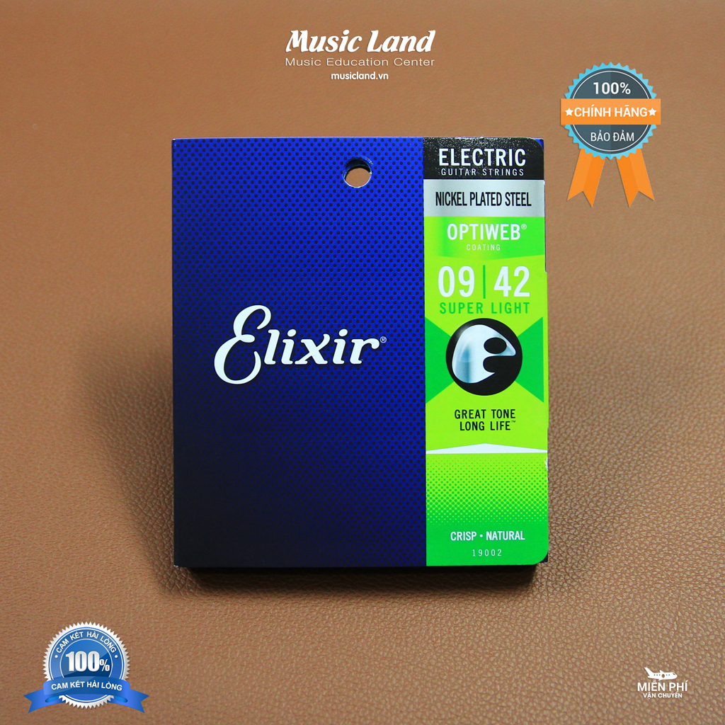 Dây đàn guitar điện elixir optiweb 19002 – chính hãng