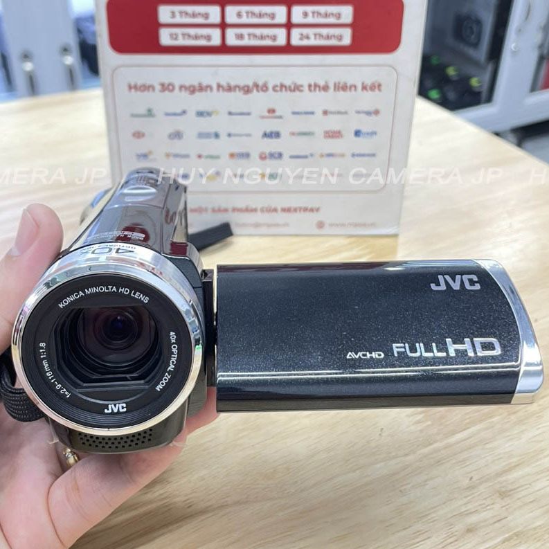 Máy quay phim jvc gz-hm99-b quay phim full hd 1080p. zoom quang học 40x.