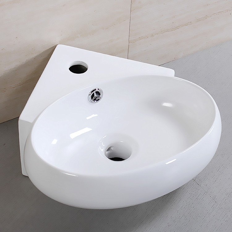 Chậu lavabo treo góc